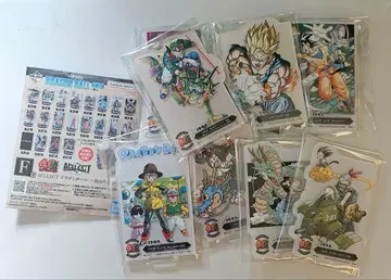 드래곤볼 F상 아크릴 스탠드 8개 세트