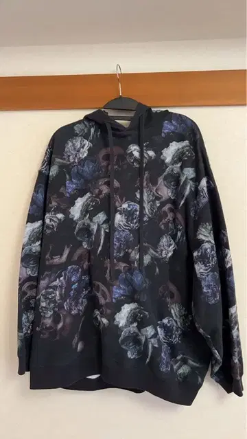 LAD MUSICIAN 스컬 후드티 꽃무늬 사이즈 46