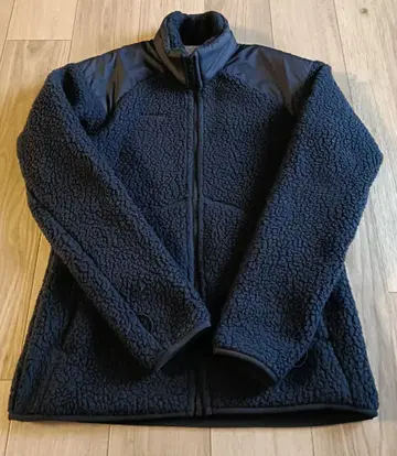 네이비 플리스 자켓 보아 소재