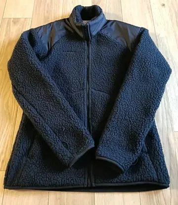 네이비 플리스 자켓 보아 소재