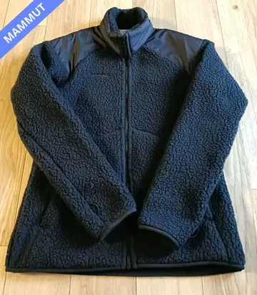 네이비 플리스 자켓 보아 소재