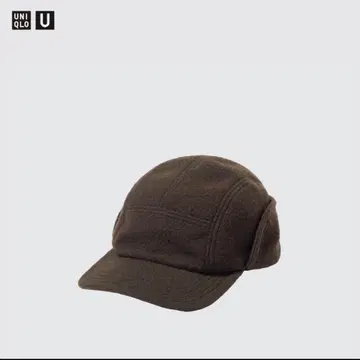 플리스 라이닝 캡 브라운 유니클로 U