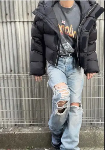 엔타이어 스튜디오 크롭 다운 자켓 사이즈 xxs