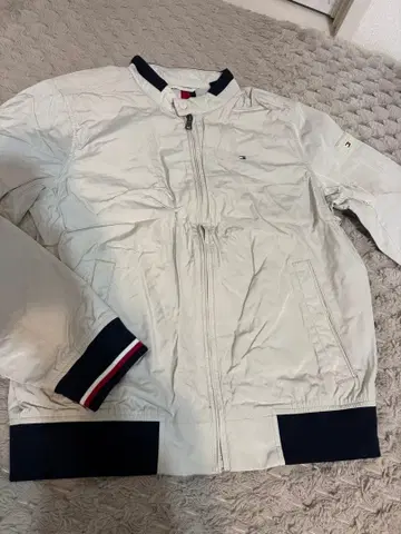 [ 컨디션 최상 ] 타미힐피거 나일론 자켓 화이트 S
