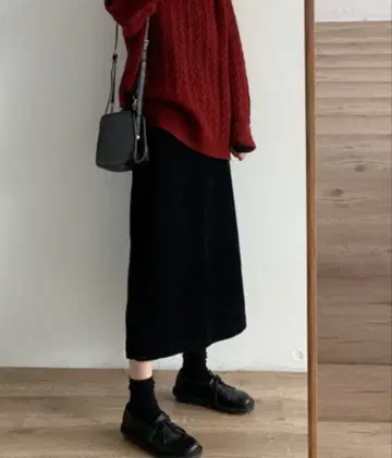 코듀로이 스커트