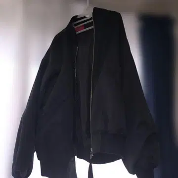 Monochrome 블랙 봄버 자켓