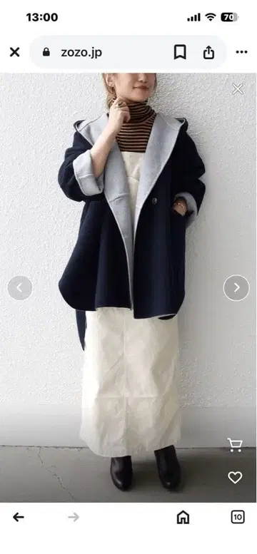 SHIPS any 리버 후디드 미디 코트 2 Ships 코트