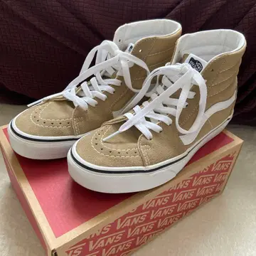 VANS (반스) 스웨이드 캔버스 하이컷 스니커즈 SK8-HI