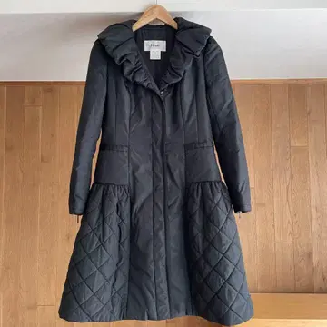 Rene 루네 롱 코트 프린세스 코트 여배우 옷깃