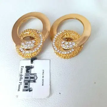 Enza della Piana 골드 이탈리아제 후프 귀찌 선착순