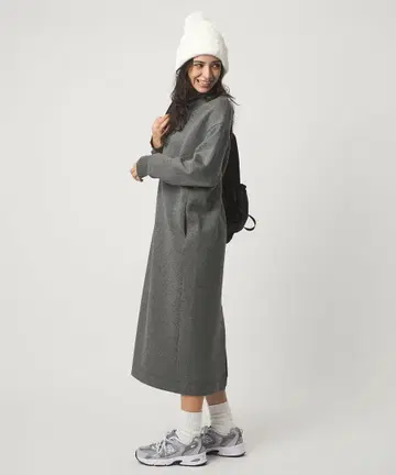 그린 라벨 릴랙싱 종이상자 돌먼 슬리브 원피스