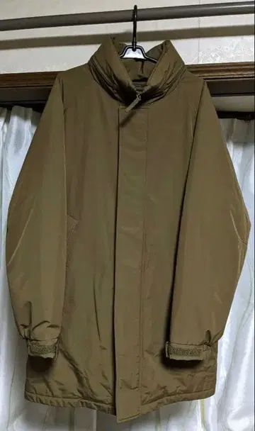 유니클로 방풍 패딩 코트 브라운 L 사이즈