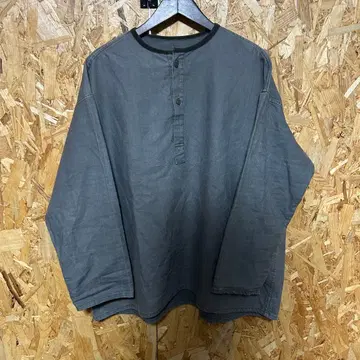 러시아군 슬리핑 셔츠 XL 후염 헨리넥 밀리터리 잠옷