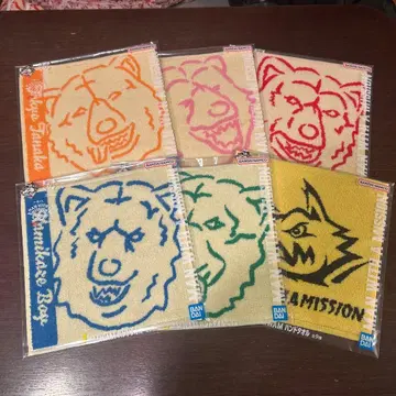 제일복권 MAN WITH A MISSION J상 핸드 타월 6종 세트