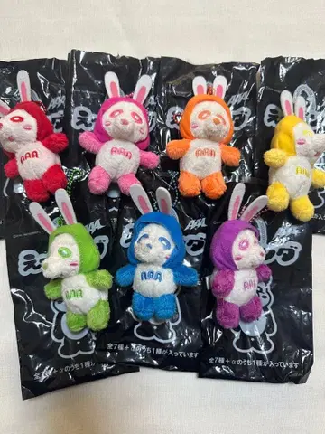 레어 새상품급 AAA 트리플에이 팬더 토끼 컴플리트 7개 세트