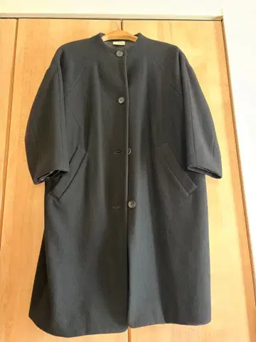 yuni 유니 울 혼방 롱 코트 블랙