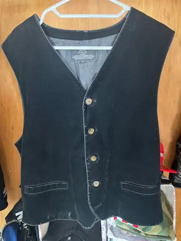 SPINASH 포멀 베스트 LL 블랙