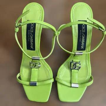 돌체&가바나 펌프스 힐 그린 사이즈 35