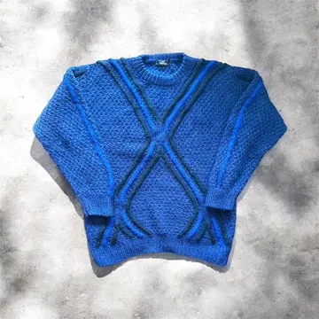 빈티지 3DKnit 포커스 cityboy y2k archive