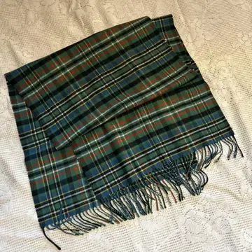 체크 무늬 스톨 / 머플러 모 100%(캐시미어 함유)