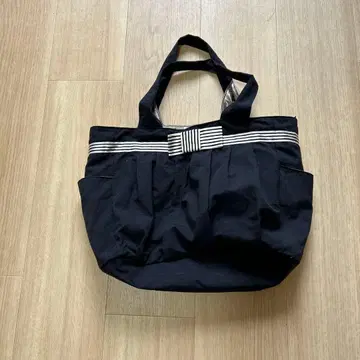 튜닉 블랙 토트백