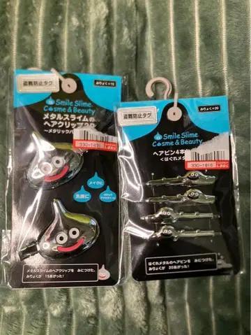 슬라임 메탈 헤어 클립 & 헤어핀 세트