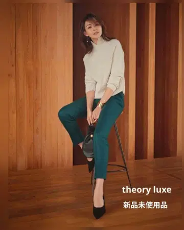 theory luxe 택 포함 미사용 워셔블 슬림 레그 팬츠