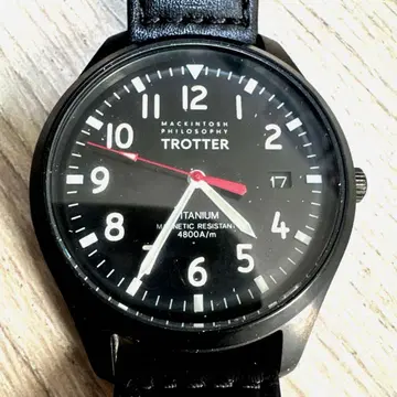 매킨토시 철학 TROTTER 트로터 티타늄 쿼츠 시계