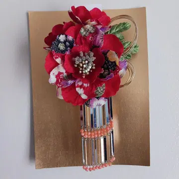 후리소데 머리 장식