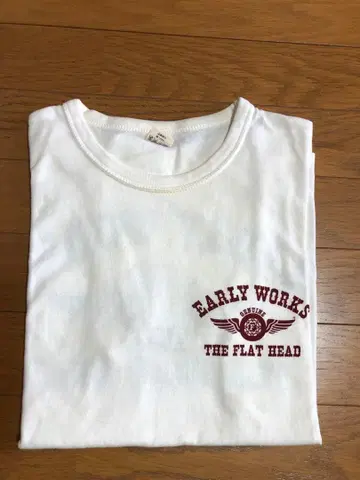 The Flat Head 플랫 헤드 티셔츠 38사이즈 화이트