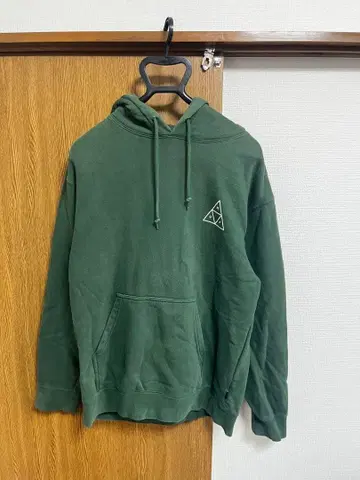 HUF 그린 후드티