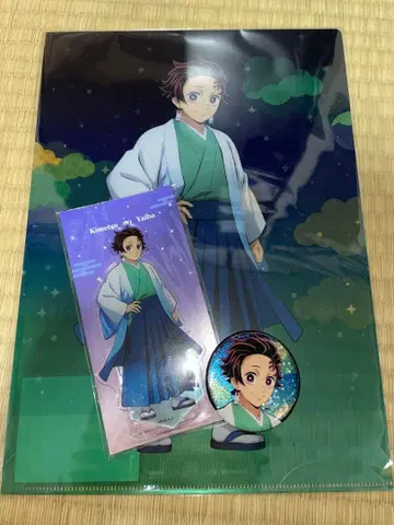 점프 페스타 귀멸의 칼날 카마도 탄지로 캔뱃지 아크릴 스탠드 클리어 파일