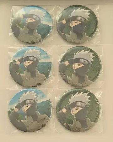 NARUTO 질풍전 캔뱃지 20주년 하타케 카카시 6점 TSUTAYA