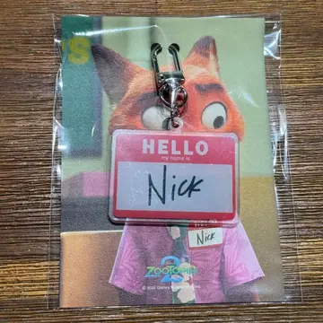 주토피아2 영화 입장객 특전 한국 한정판 6주차 키링