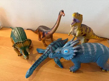 페이보릿 공룡 피규어 비닐 모델 5개