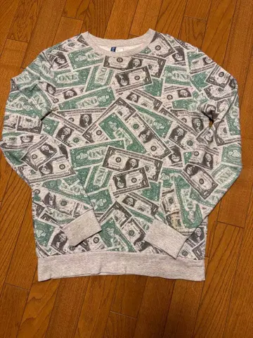 달러 지폐 프린트 맨투맨