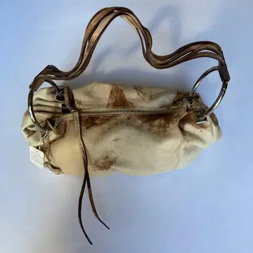 Afin que riche 천연 가죽 숄더백