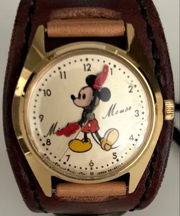 수동 와인딩 세이코 일본제 미키마우스 빈티지 워치 손목시계