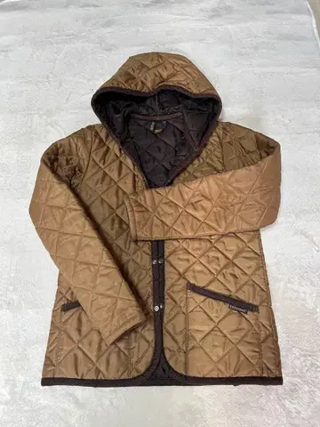 LAVENHAM 브라운 퀼팅 자켓 36