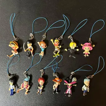 [레어] 원피스 이어지는 피규어 스트랩 전 12종 컴플리트 세트