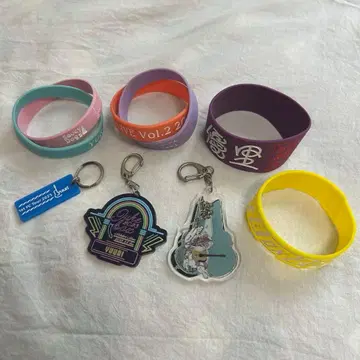 유리 러버 밴드 키링