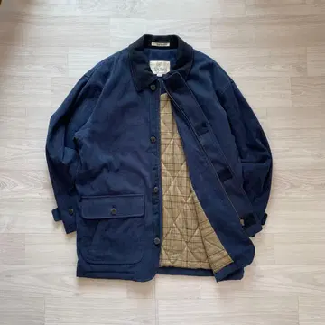 [ 세일 ] 충전솜 헌팅 자켓 네이비 M 안감 퀼팅