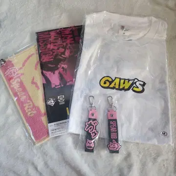 맨 위즈 리 티셔츠(화이트) M 사이즈 + 제일복권 산쨩 세트