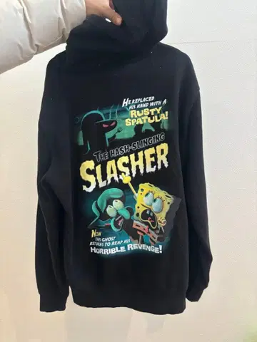 sponge bob 스펀지밥 후드티 M 트레셔 THRASHER