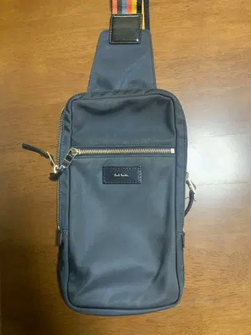 네이비 바디백 웨스트 파우치