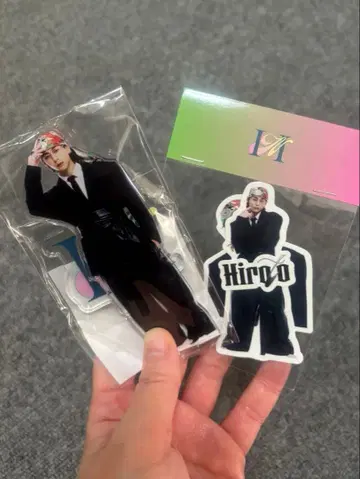 INI 팝업 니시 히로토 스티커 아크릴 스탠드