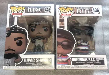 TUPAC SHAKUR & NOTORIOUS B.I.G. 피규어 세트