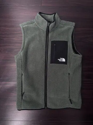 THE NORTH FACE 플리스 베스트 M 사이즈 올리브 그린
