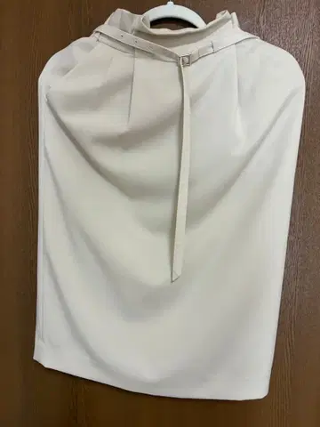 GREEN LABEL 화이트 수트 타이트 스커트 36