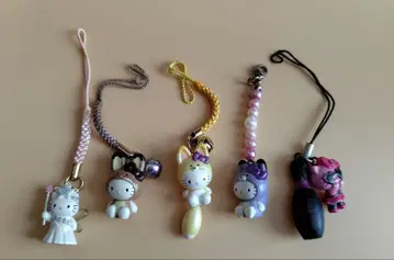 헬로키티 스트랩 5개 세트